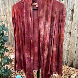 Ellen Tracy Women's Brown Ice Dye Sweater